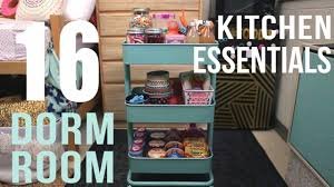 KITCHEN DORM ROOM ESSENTIALS